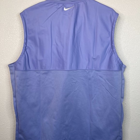NWT MEN'S NIKE THERMA-FIT VICTORY 1/2 ZIP VEST DQ4573-569 LAVENDER SZ XXL Golf - Picture 5 of 5